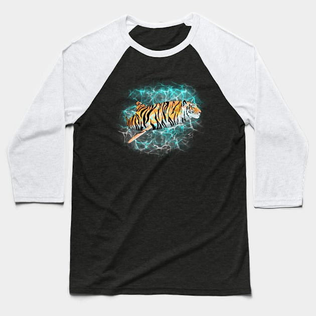 Tiger shark Baseball T-Shirt by Dillionh94